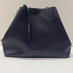 Draper James Reversible Leather Tote